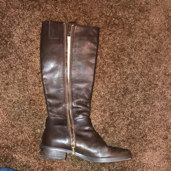 Chocolate brown riding boots - Picture 2 of 4